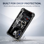 Vivo V60 5G Discipline Over Dual-Tone Transparent Black Airbags Case