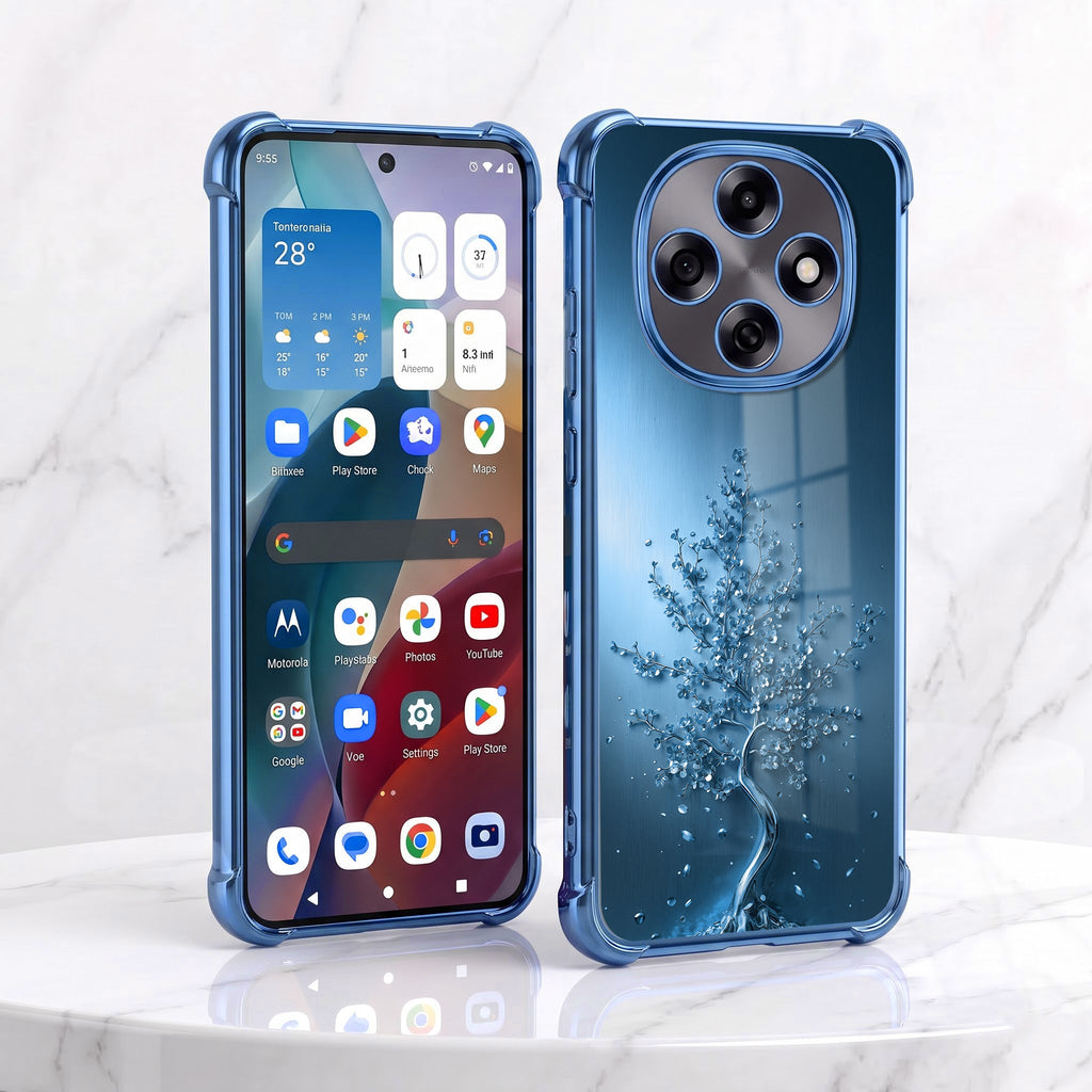 Oppo F31 Pro 5G Faith Tree Blue Airbags Printed Back Case