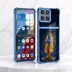 Motorola Edge 60 Pro 5G Divine Krishna Dual-Tone Transparent Blue Airbags Case