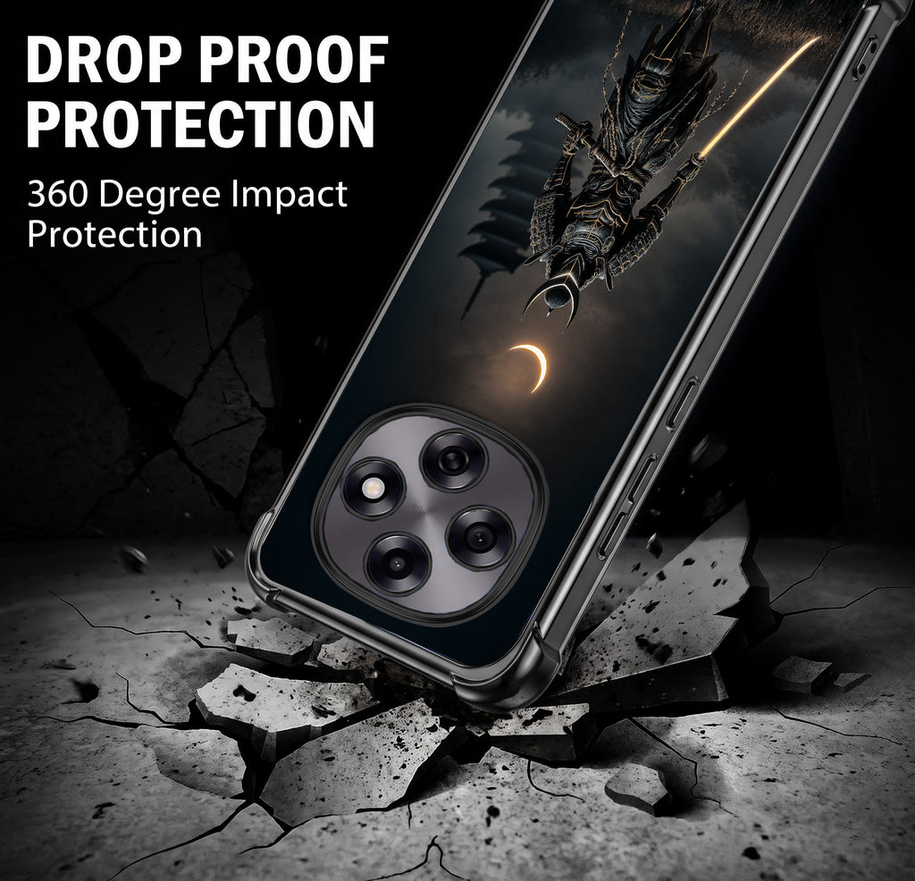 Oppo F31 Pro 5G Samurai Warrior Black Airbags Printed Back Case