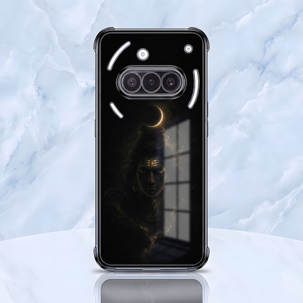 Nothing Phone 3a 5G Divine Mahadev Black Airbags Printed Back Case