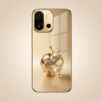 OnePlus 13s 5G Golden Apple Gold Electroplated Glass Phone Back Case