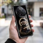 Vivo T4 5G Warrior Panda Black Airbags Printed Back Case