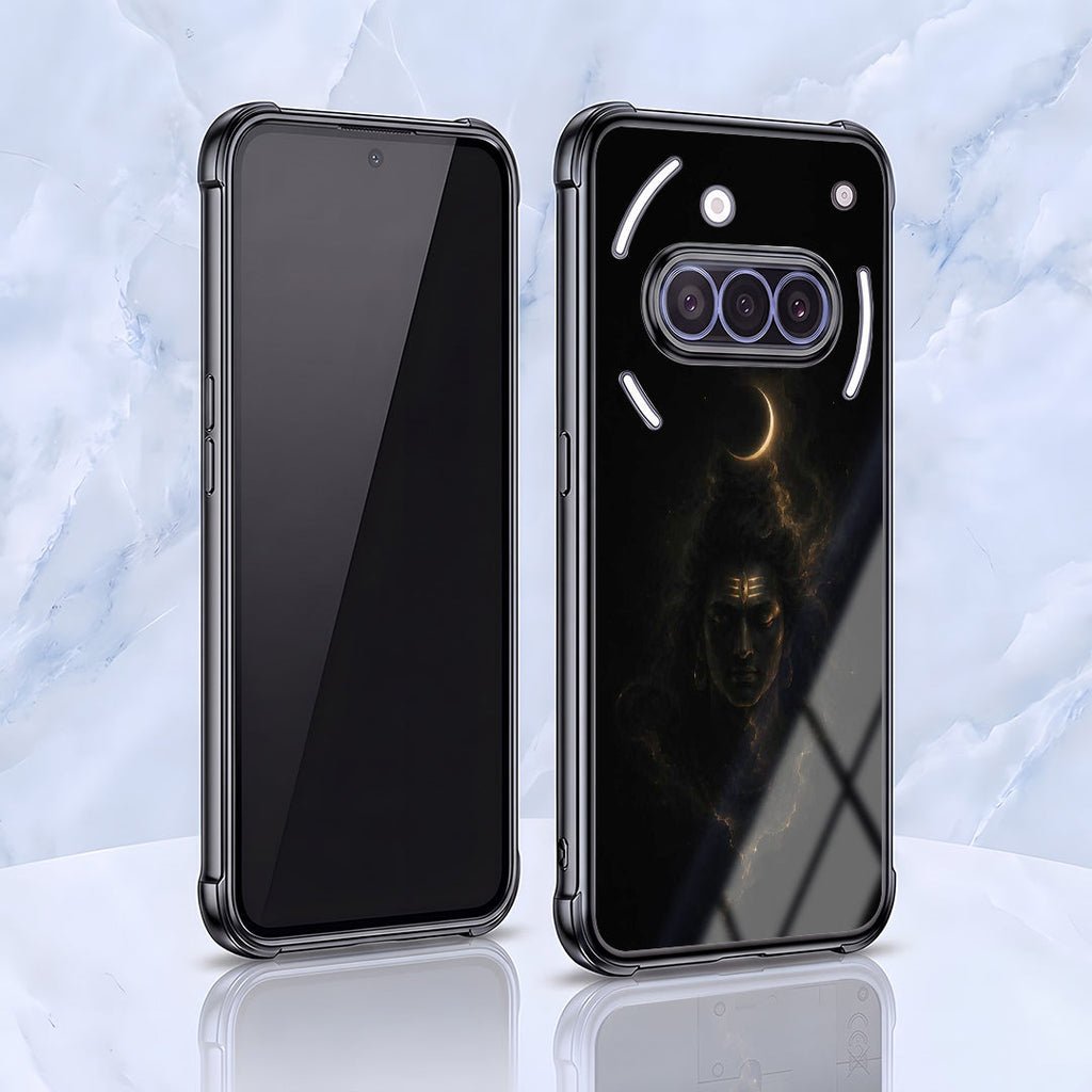 Nothing Phone 3a 5G Divine Mahadev Black Airbags Printed Back Case