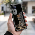 Vivo V40 Pro 5G Chess King Black Airbags Printed Back Case