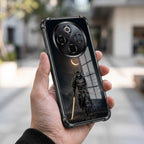 Vivo T4 5G Samurai Warrior Black Airbags Printed Back Case