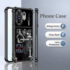 Vivo V60 5G Discipline Over Dual-Tone Transparent Black Airbags Case