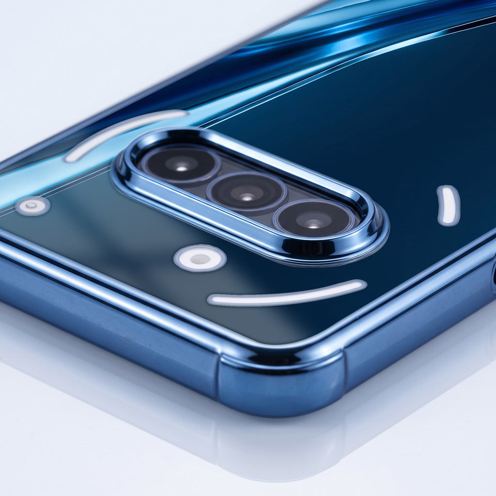 Nothing Phone 3a 5G Premium Infinity Energy Blue Airbags Printed Back Case