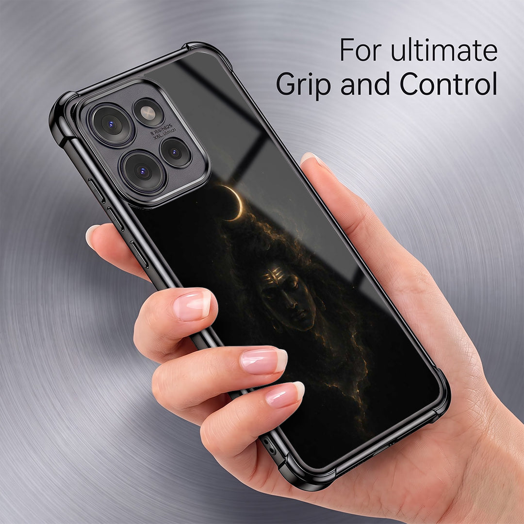 Motorola Edge 50 Neo 5G Divine Mahadev Black Airbags Printed Back Case