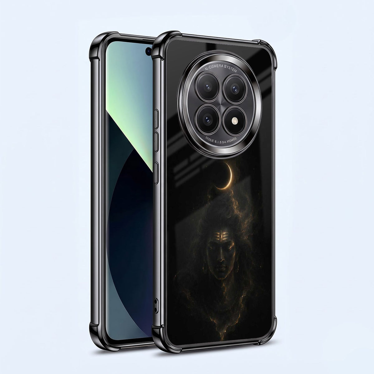 Oppo F29 5G Divine Mahadev Black Airbags Printed Back Case
