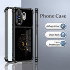 Vivo V60 5G Infinity Manifestation Dual-Tone Transparent Black Airbags Case