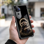 Vivo V40 Pro 5G Warrior Panda Black Airbags Printed Back Case