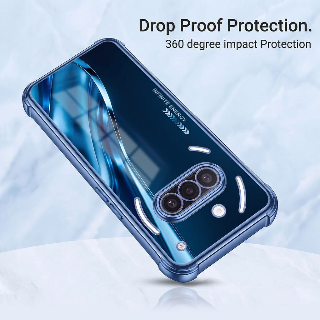 Nothing Phone 3a 5G Premium Infinity Energy Blue Airbags Printed Back Case
