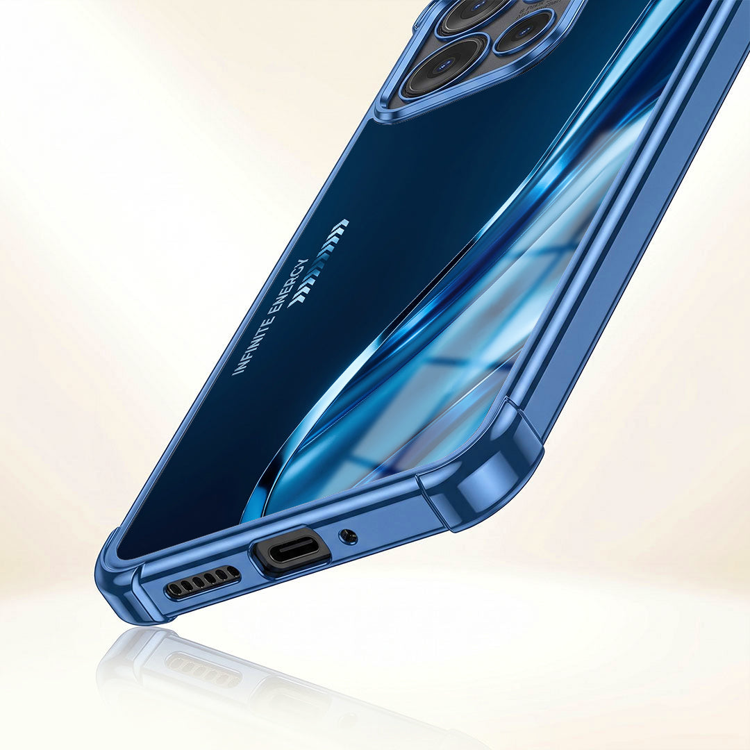 Motorola Edge 50 Neo 5G Premium Infinity Energy Blue Airbags Printed Back Case