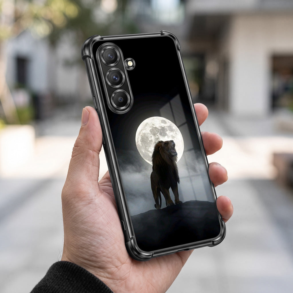 Samsung Galaxy A56 5G Lunar Wolf Airbags Printed Back Case