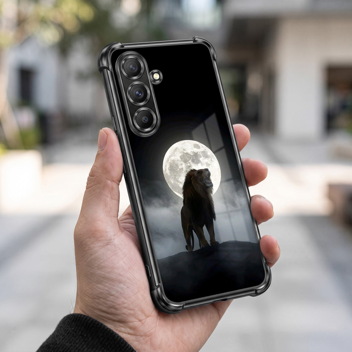 Samsung Galaxy A56 5G Lunar Wolf Airbags Printed Back Case