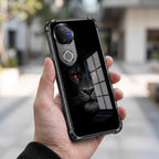 Vivo V50 5G Premium Black Lion Black Airbags Printed Back Case