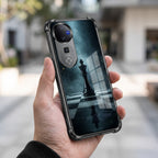 Vivo V40 Pro 5G Checkmate Black Airbags Printed Back Case