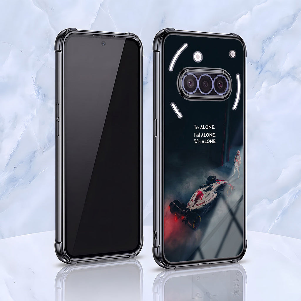 Nothing Phone 3a 5G F1 Alone Black Airbags Printed Back Case