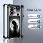 Vivo V60 5G Moonlit Ronin Dual-Tone Transparent Black Airbags Case