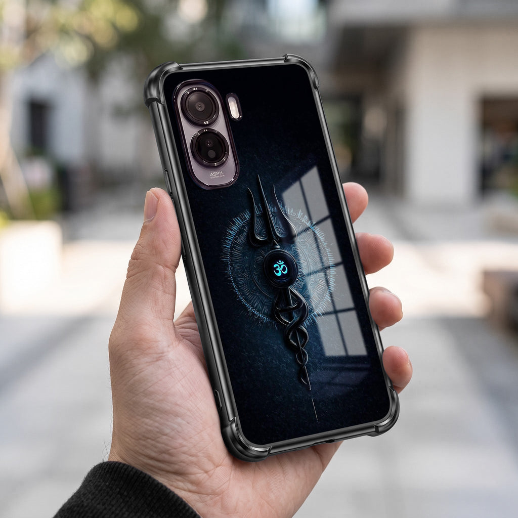 Vivo T5 Pro 5G Shiva Aura Black Airbags Printed Back Case