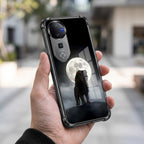 Vivo V40 Pro 5G Lunar Wolf Black Airbags Printed Back Case