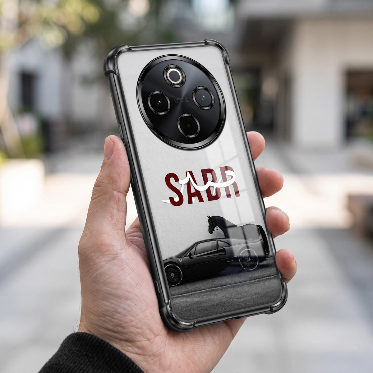 Vivo T4 5G SABR Black Airbags Printed Back Case