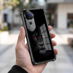 Vivo V40 Pro 5G Premium Black Lion Airbags Printed Back Case