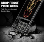 Motorola Edge 60 Pro 5G Gladiator King Dual-Tone Transparent Black Airbags Case
