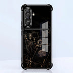 Samsung Galaxy A56 5G Gold Poker Cards Dual-Tone Transparent Black Airbags Case