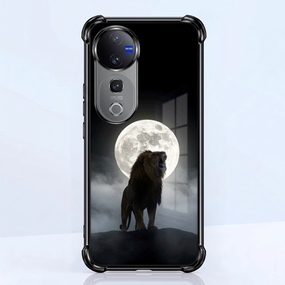 Vivo V40 Pro 5G Lunar Wolf Black Airbags Printed Back Case