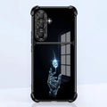 Samsung Galaxy A36 5G Cosmic Energy Dual-Tone Transparent Black Airbags Case