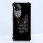 Vivo V50 5G Premium Black Lion Black Airbags Printed Back Case
