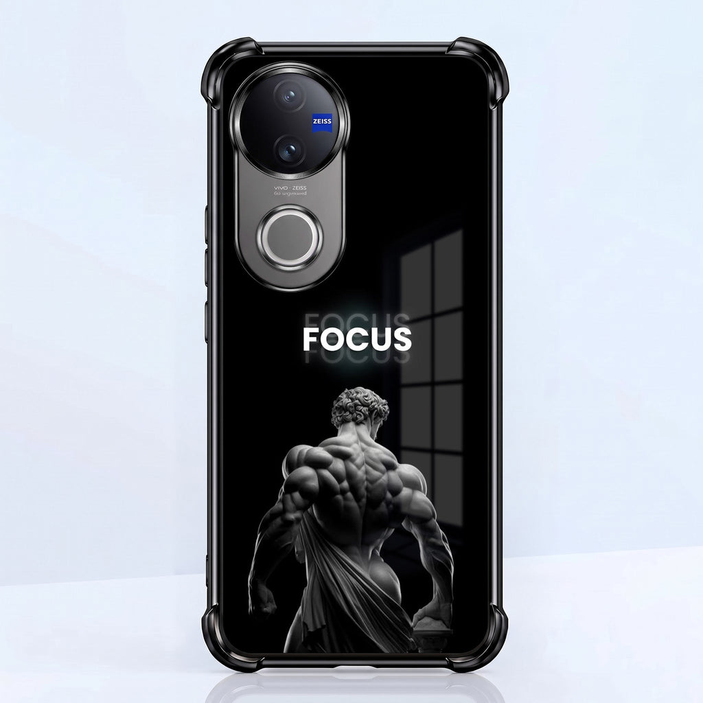 Vivo V50 5G Focus Black Airbags Printed Back Case