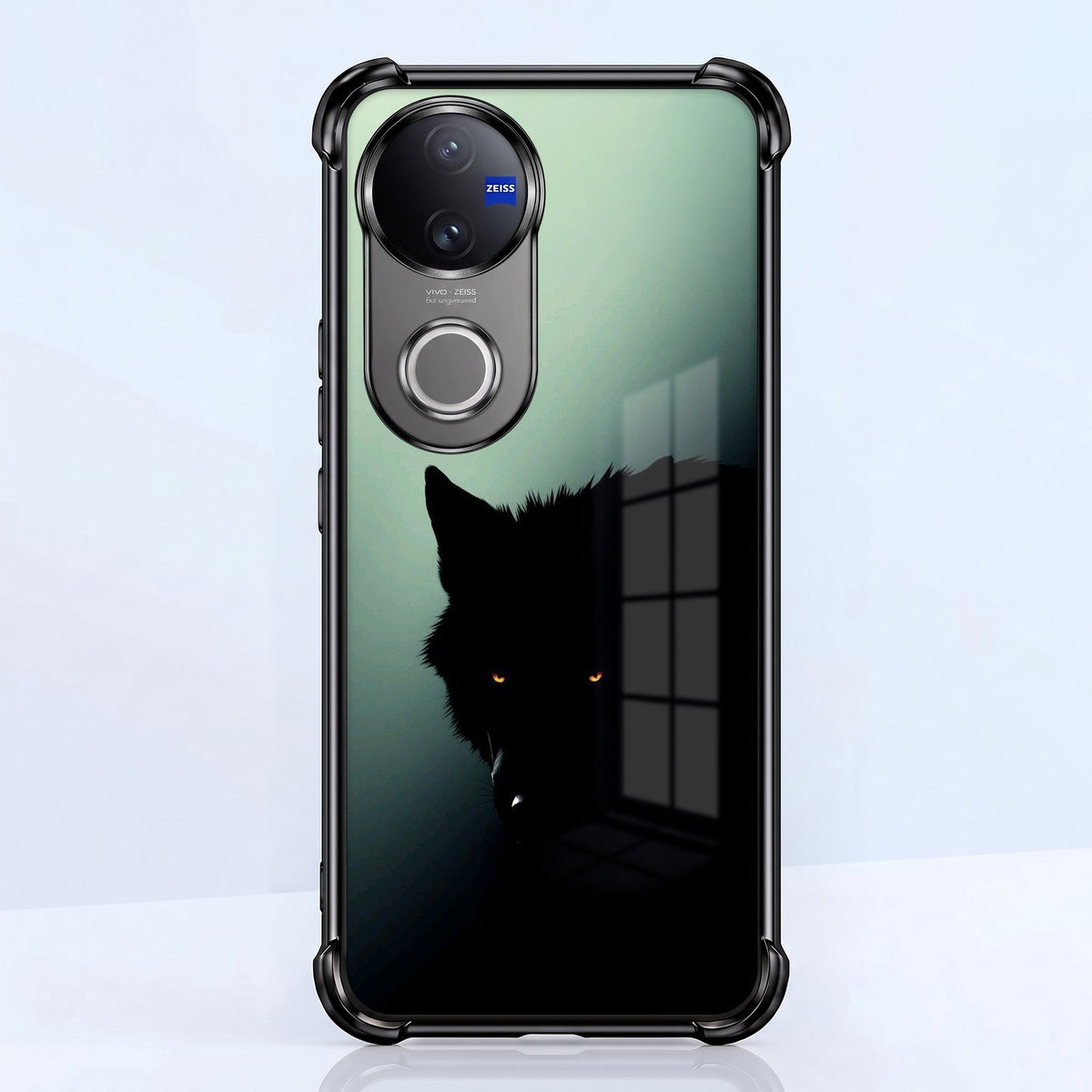 Vivo V50 5G Shadow Prowler Black Airbags Printed Back Case
