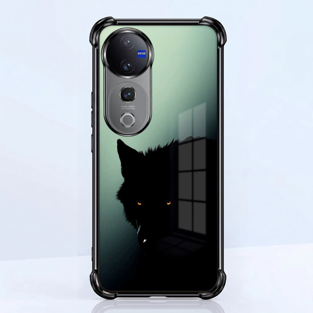 Vivo V40 Pro 5G Shadow Prowler Black Airbags Printed Back Case