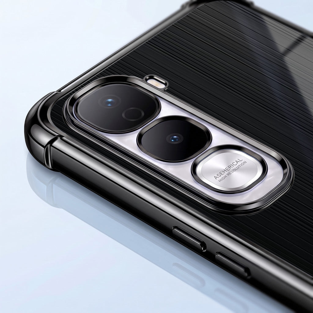 Vivo Y400 Pro 5G Premium Black Apple Black Airbags Printed Back Case