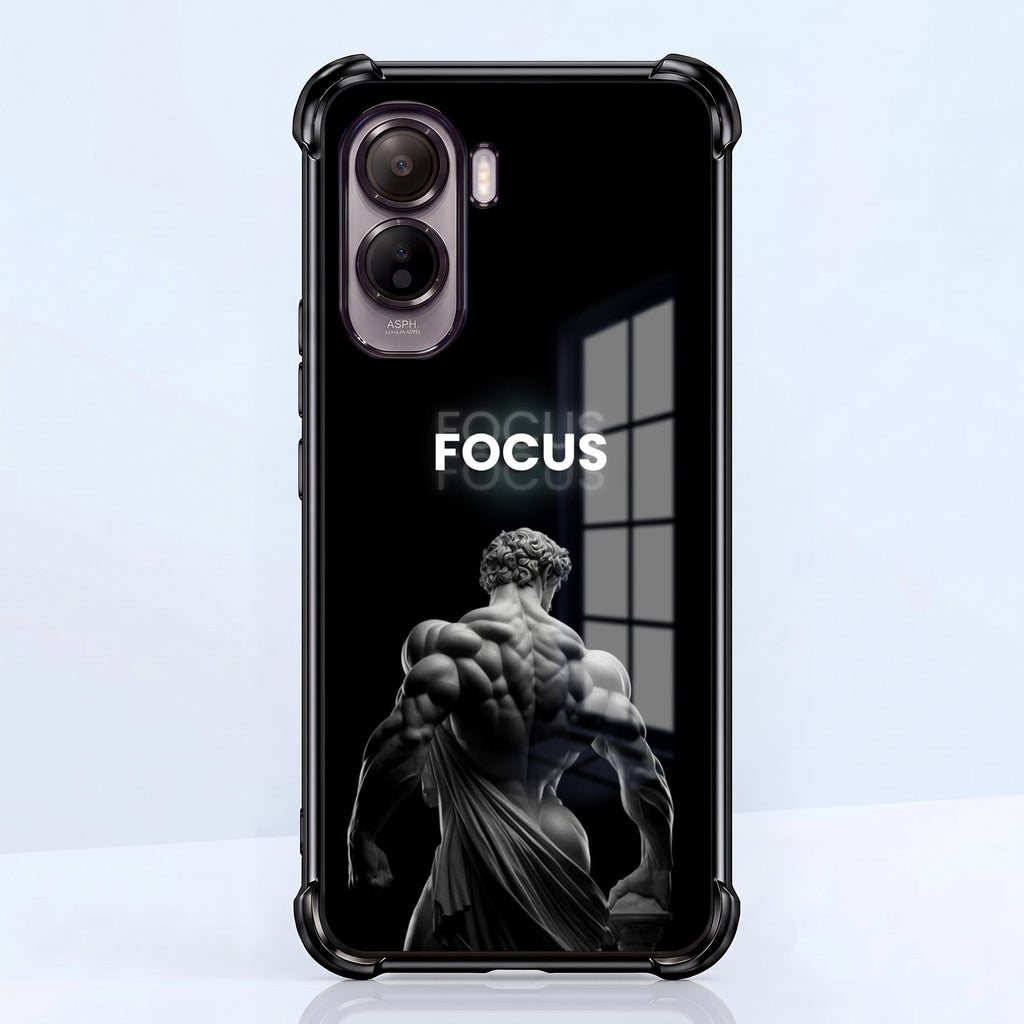 Vivo T5 Pro 5G Focus Black Airbags Printed Back Case