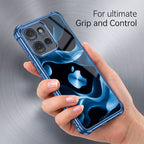 Motorola Edge 50 5G Premium Wave Blue Airbags Printed Back Case