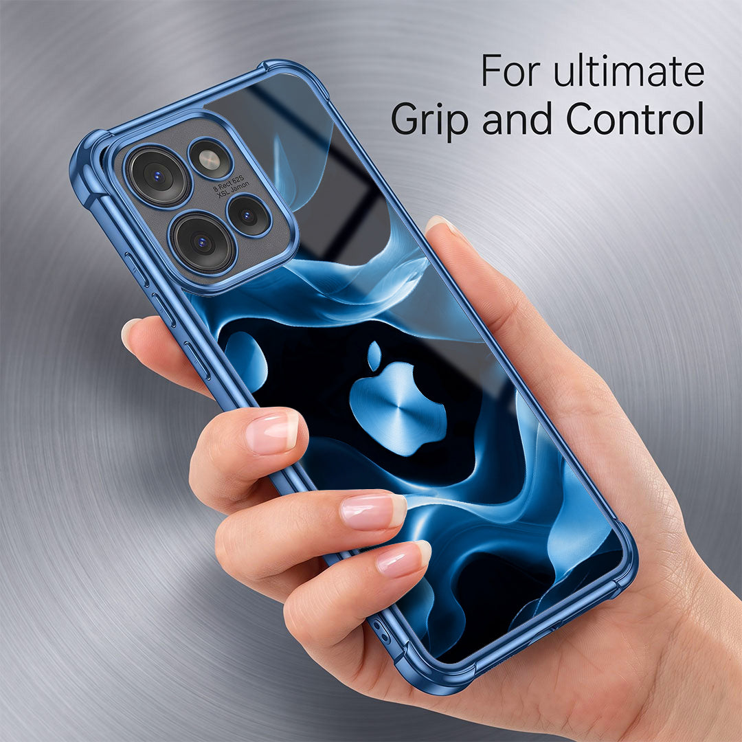 Motorola Edge 50 5G Premium Wave Blue Airbags Printed Back Case