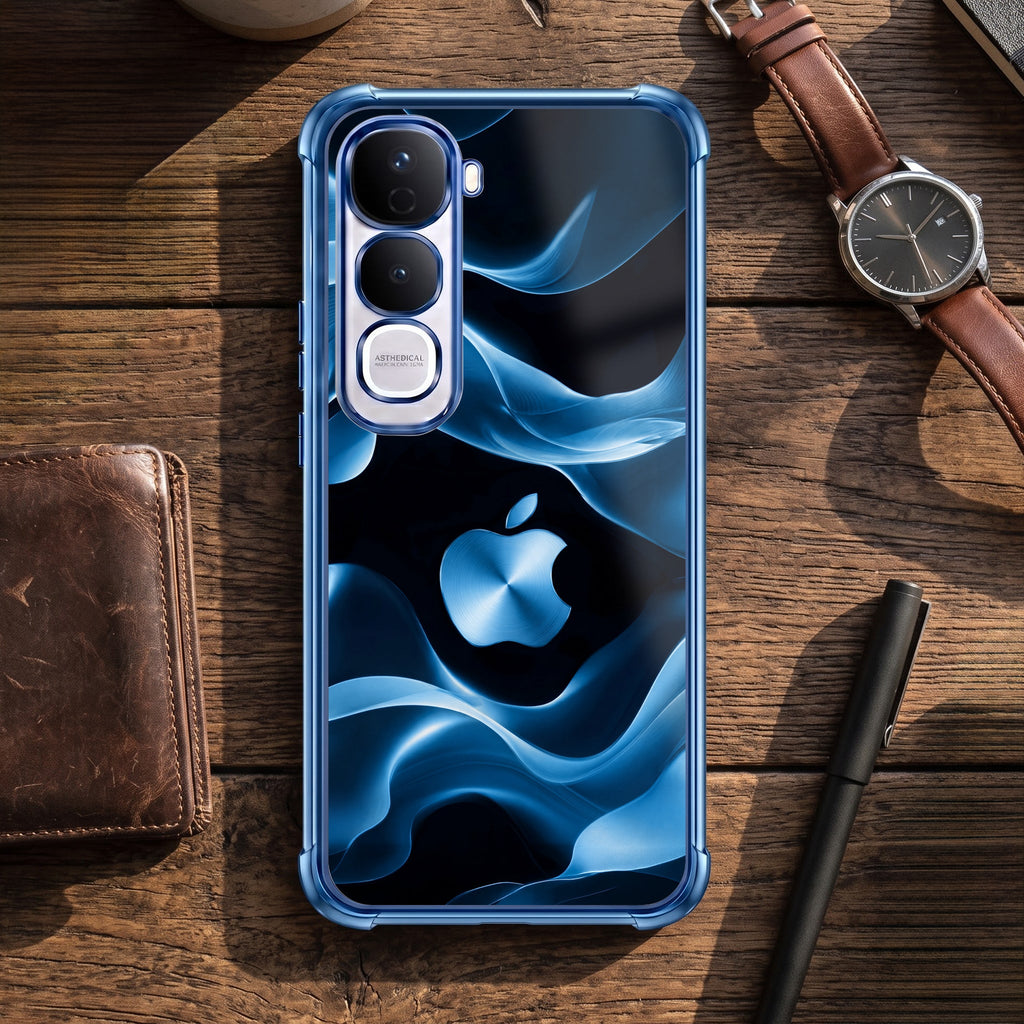 Vivo Y400 Pro 5G Premium Wave Blue Airbags Printed Back Case