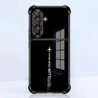 Samsung Galaxy A56 5G Follow Dreams Dual-Tone Transparent Black Airbags Case