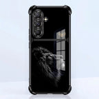 Samsung Galaxy A36 5G King’s Aura Dual-Tone Transparent Black Airbags Case