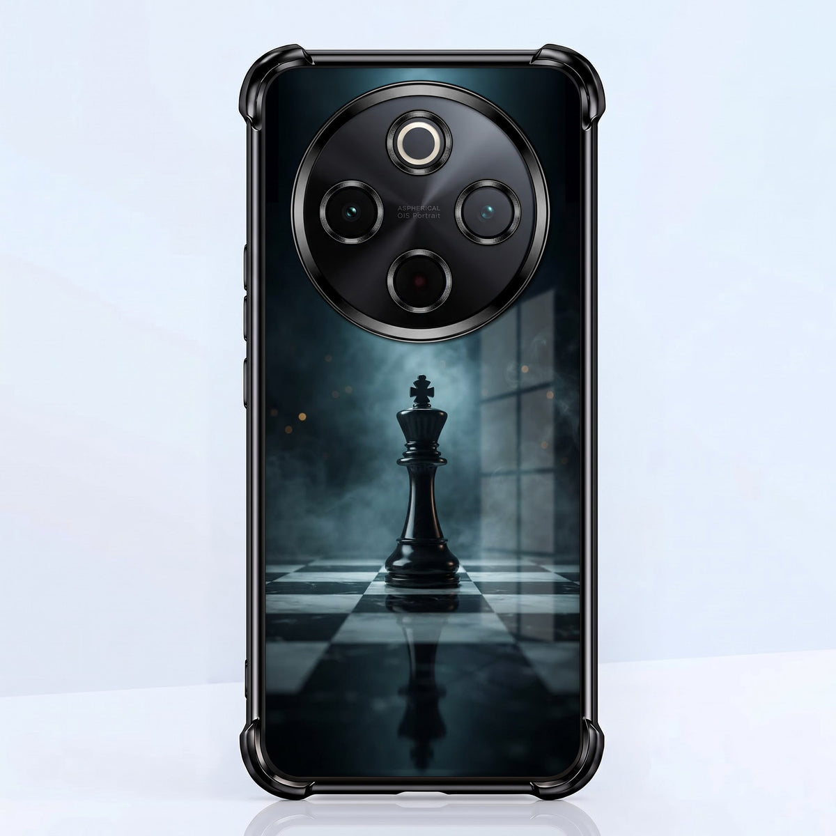 Vivo T4 5G Checkmate Black Airbags Printed Back Case