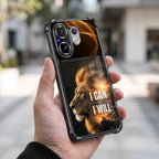 Vivo V60 5G Rise of the King Dual-Tone Transparent Black Airbags Case
