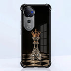 Vivo V40 Pro 5G Chess King Black Airbags Printed Back Case