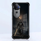 Vivo V40 Pro 5G Samurai Warrior Black Airbags Printed Back Case