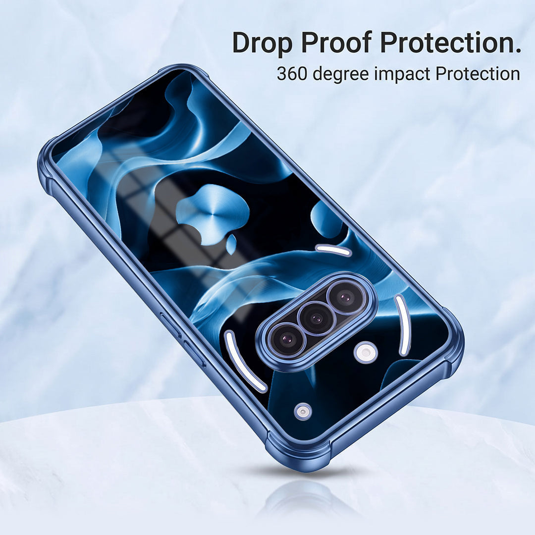 Nothing Phone 3a 5G Premium Wave Blue Airbags Printed Back Case