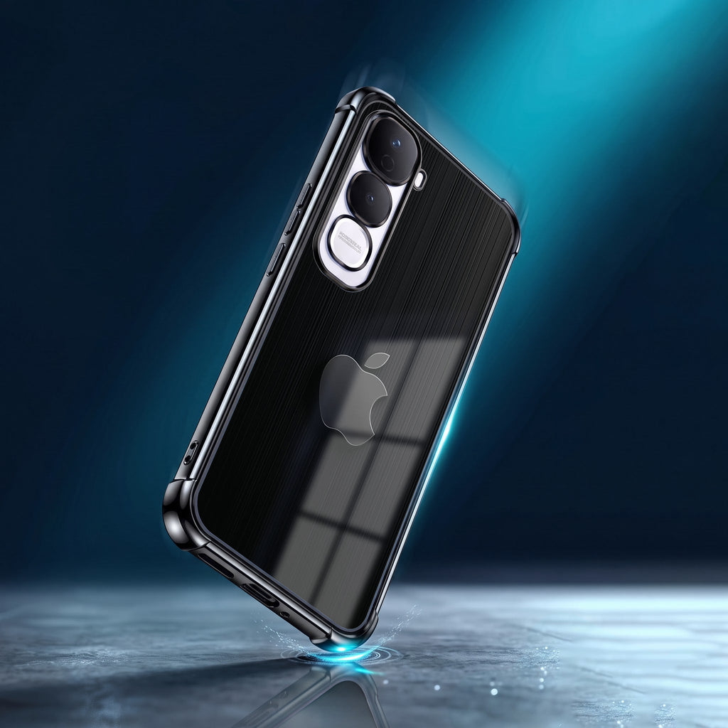Vivo Y400 Pro 5G Premium Black Apple Black Airbags Printed Back Case
