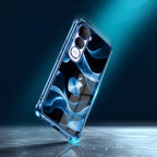 Vivo Y400 Pro 5G Premium Wave Blue Airbags Printed Back Case